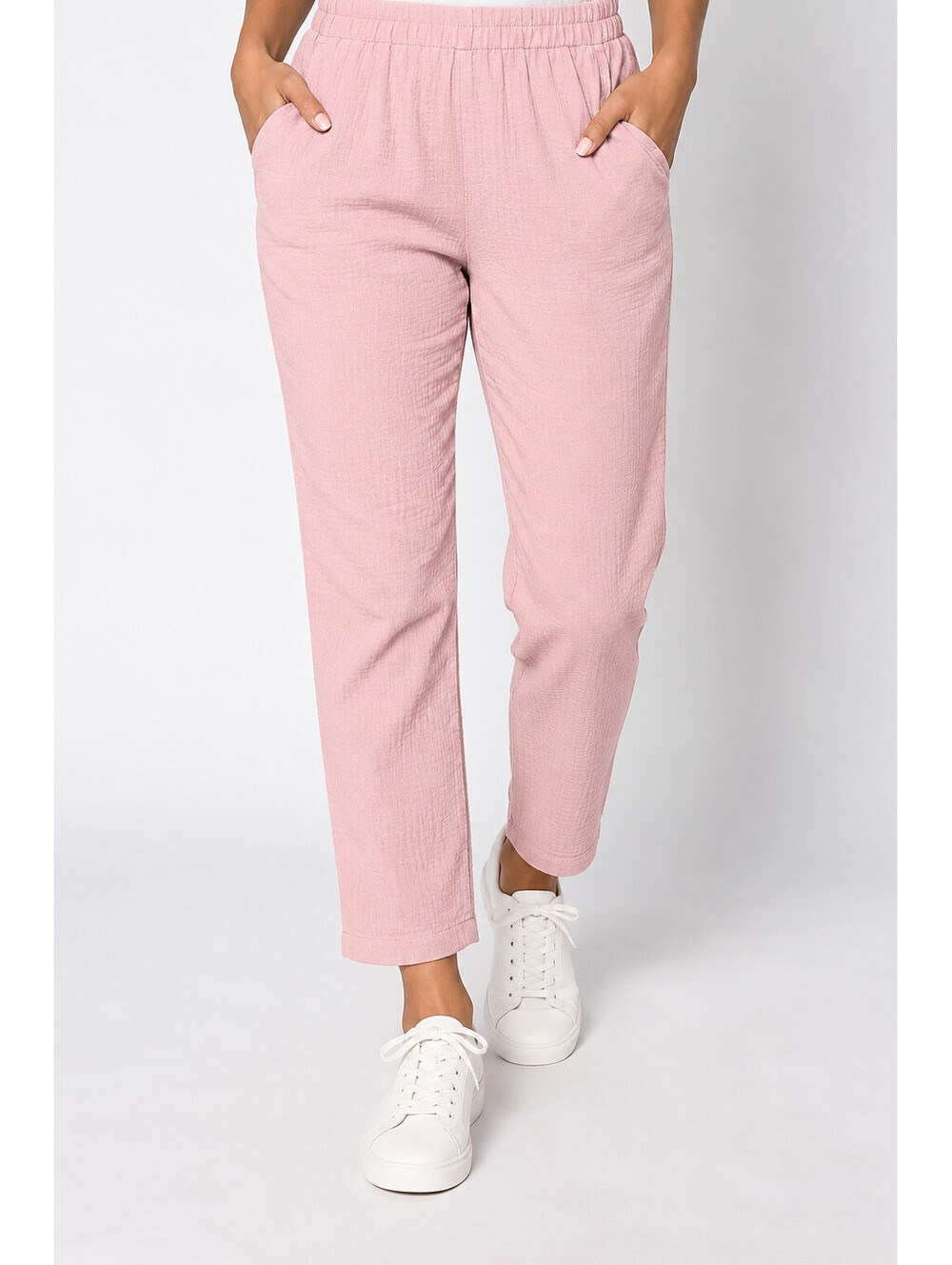 Barefoot Dreams Malibu Collection Sun Soaked Cropped Pant teaberry, 1X
